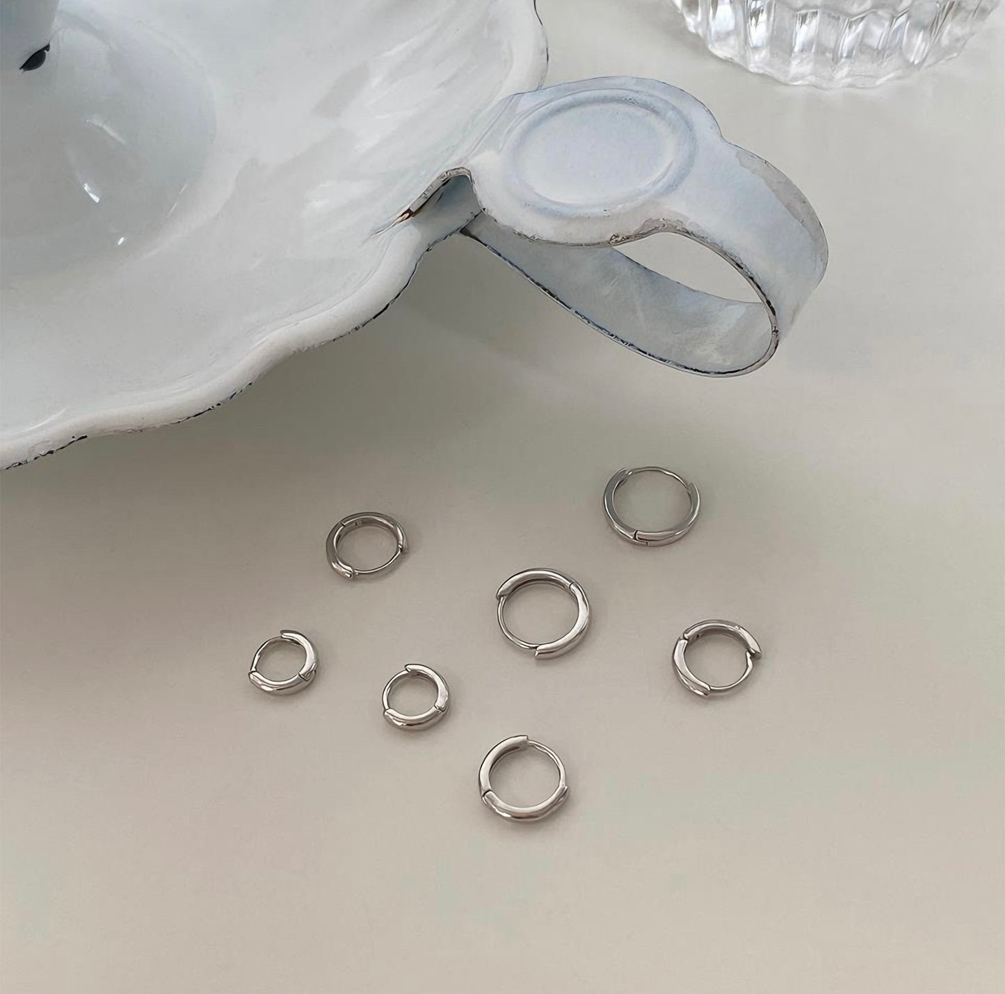 925シルバー フープイヤリング / 925 Silver Hoop Earrings