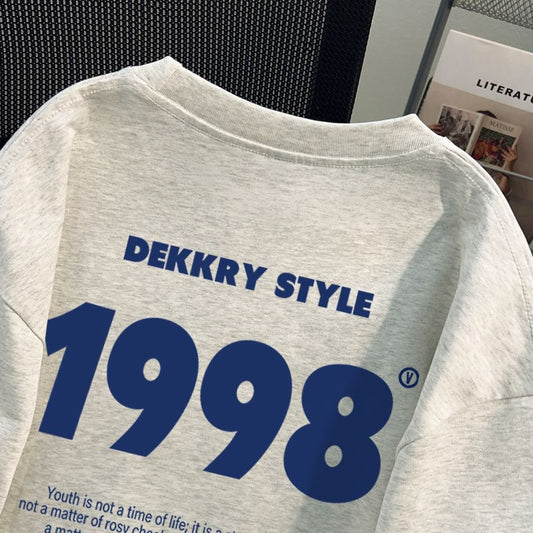 ヘビーウェイト 数字プリント オーバーサイズTシャツ / Heavyweight Number Print Oversized Tee