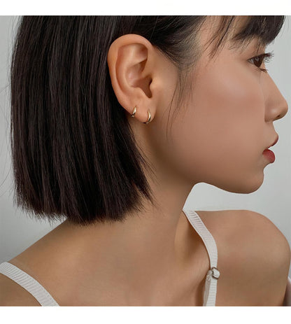 925シルバー フープイヤリング / 925 Silver Hoop Earrings