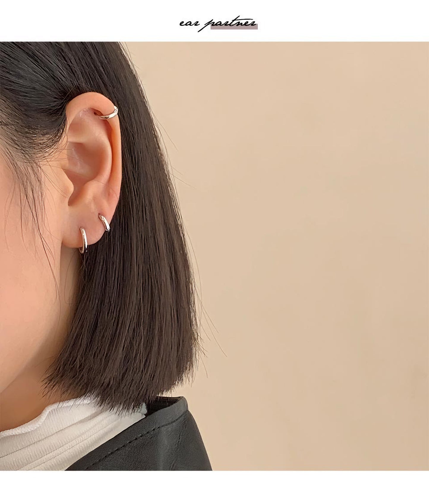 925シルバー フープイヤリング / 925 Silver Hoop Earrings