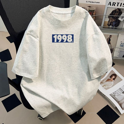 ヘビーウェイト 数字プリント オーバーサイズTシャツ / Heavyweight Number Print Oversized Tee