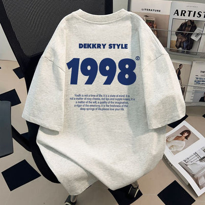ヘビーウェイト 数字プリント オーバーサイズTシャツ / Heavyweight Number Print Oversized Tee