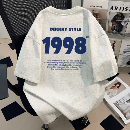 ヘビーウェイト 数字プリント オーバーサイズTシャツ / Heavyweight Number Print Oversized Tee