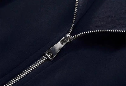 三本ライン ジップアップ フーディ / Striped Zip-Up Hoodie Jacket