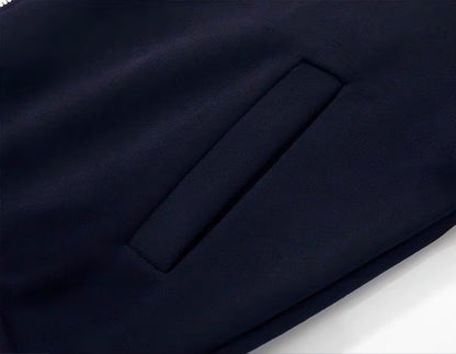 三本ライン ジップアップ フーディ / Striped Zip-Up Hoodie Jacket