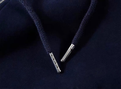 三本ライン ジップアップ フーディ / Striped Zip-Up Hoodie Jacket