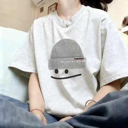 キャラクタープリント オーバーサイズTシャツ / Character Print Oversized Tee