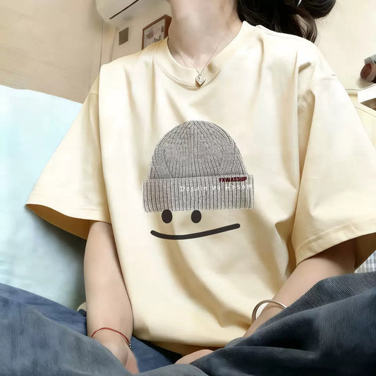キャラクタープリント オーバーサイズTシャツ / Character Print Oversized Tee