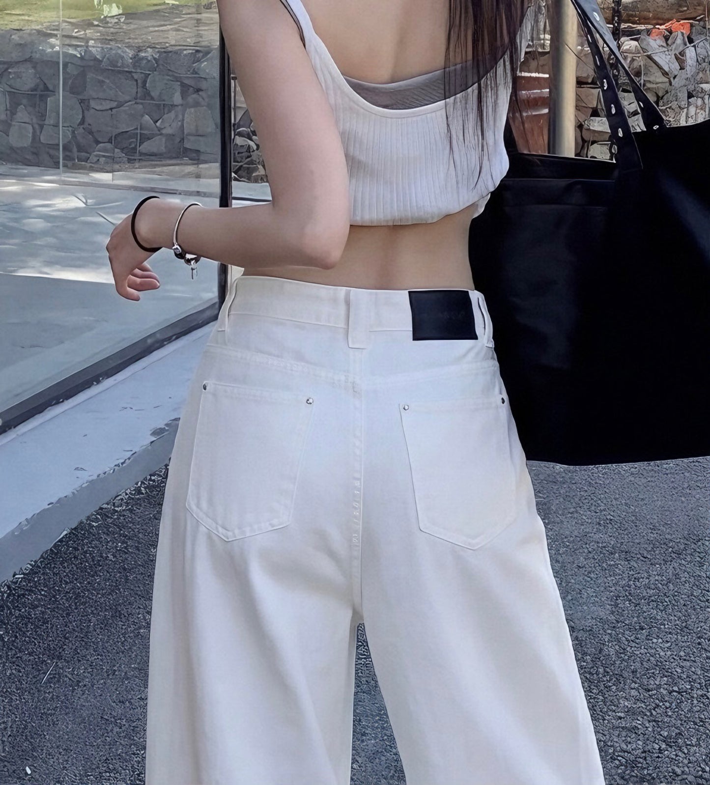 カーブシルエット ワイドトラウザー / Curve Wide Trousers