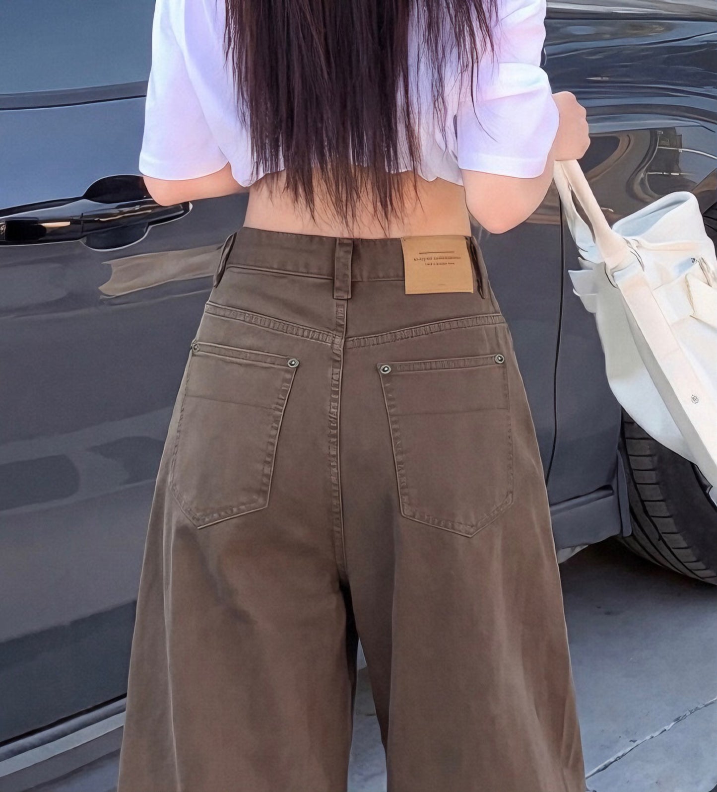 カーブシルエット ワイドトラウザー / Curve Wide Trousers