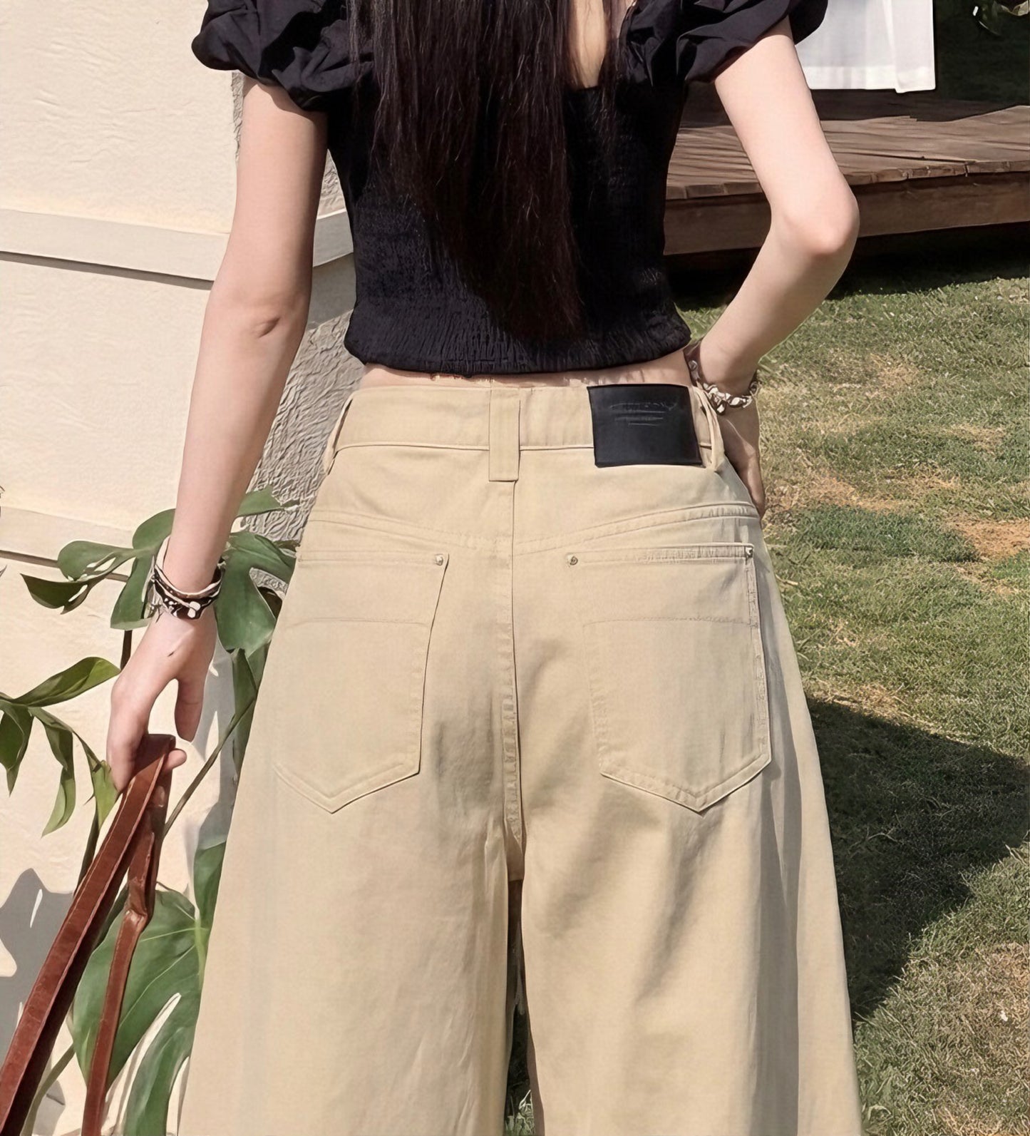 カーブシルエット ワイドトラウザー / Curve Wide Trousers