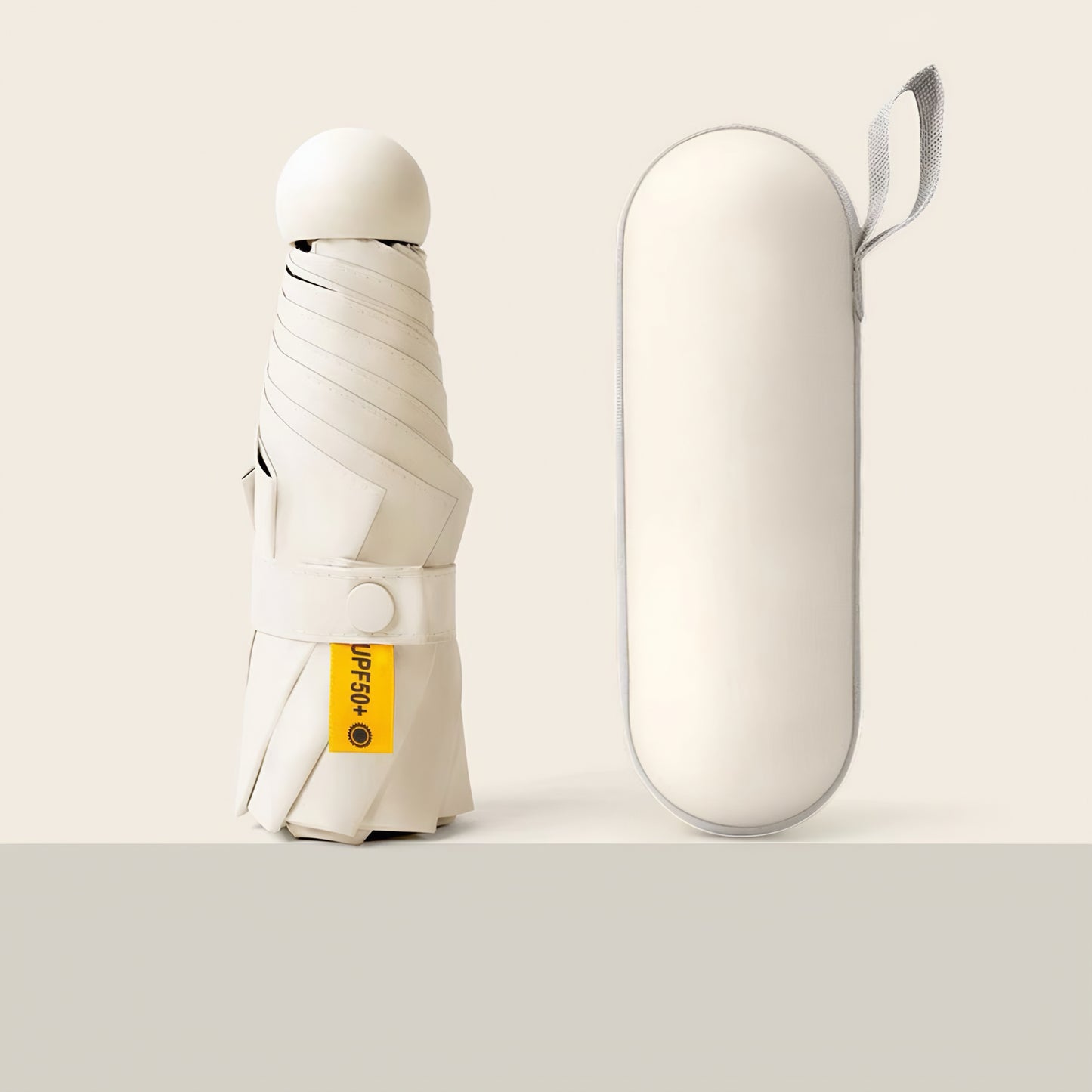 カプセル傘 UPF50+ 晴雨兼用 折りたたみ日傘 / Capsule UV Folding Umbrella