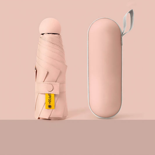 カプセル傘 UPF50+ 晴雨兼用 折りたたみ日傘 / Capsule UV Folding Umbrella