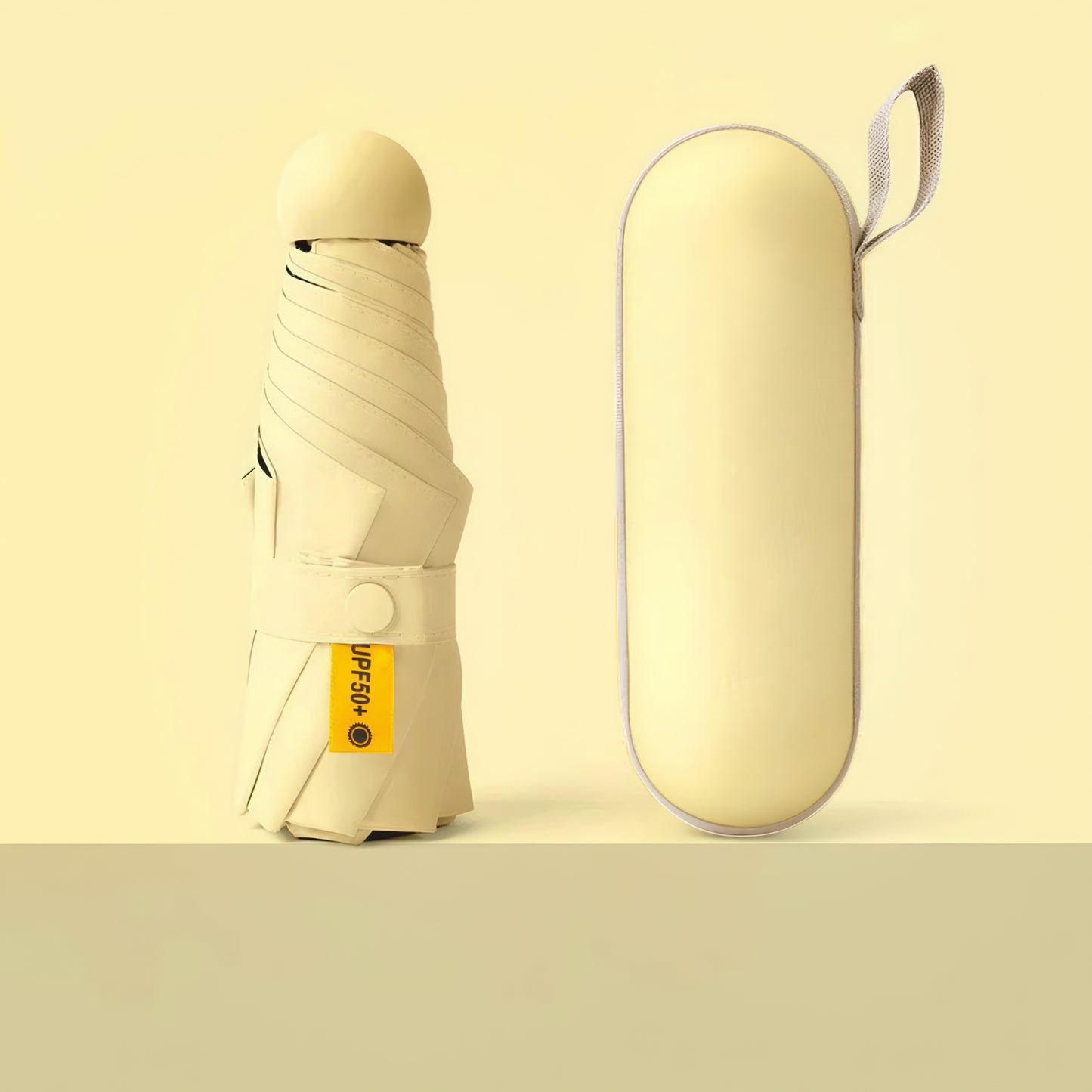 カプセル傘 UPF50+ 晴雨兼用 折りたたみ日傘 / Capsule UV Folding Umbrella