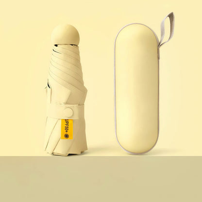 カプセル傘 UPF50+ 晴雨兼用 折りたたみ日傘 / Capsule UV Folding Umbrella