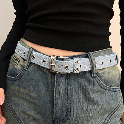 キャンバス ヴィンテージ ピンバックルベルト / Canvas Vintage Pin Buckle Belt