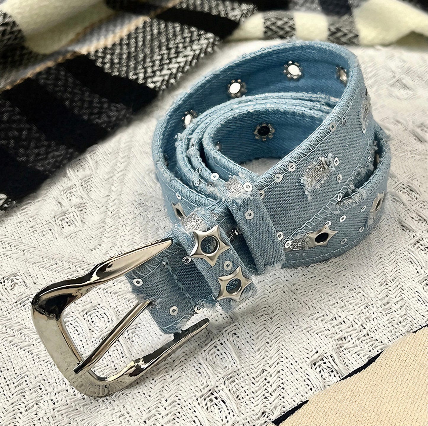 キャンバス ヴィンテージ ピンバックルベルト / Canvas Vintage Pin Buckle Belt