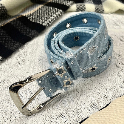 キャンバス ヴィンテージ ピンバックルベルト / Canvas Vintage Pin Buckle Belt