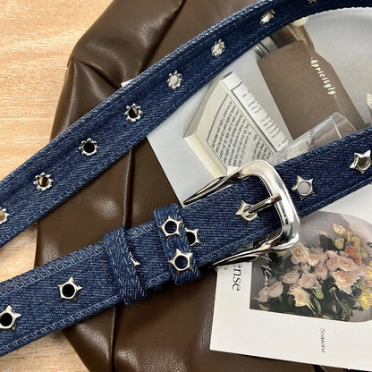 キャンバス ヴィンテージ ピンバックルベルト / Canvas Vintage Pin Buckle Belt