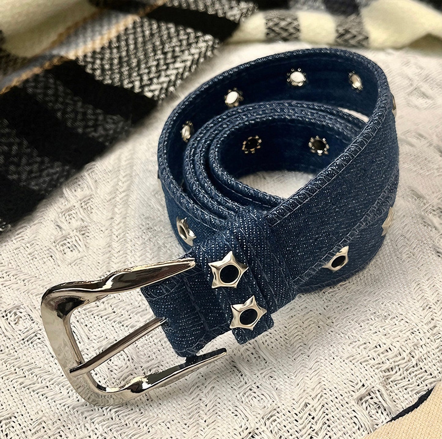 キャンバス ヴィンテージ ピンバックルベルト / Canvas Vintage Pin Buckle Belt